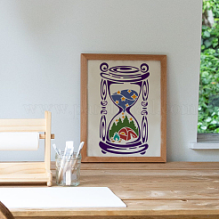1 Set PET Hollow Out Drawing Painting Stencils&nbsp;DIY-MA0004-41A-01