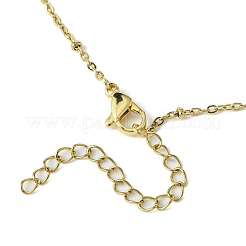 Electroplated Natural Quartz Crystal Prism Pendant Necklaces&nbsp;NJEW-JN05028-01