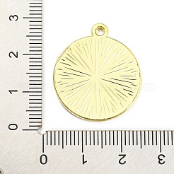 合金エナメルチャーム  ゴールドカラー  建物模様とフラットラウンド  空色  27x22x1.5mm  穴：1.8mm&nbsp;ENAM-M217-03E-G