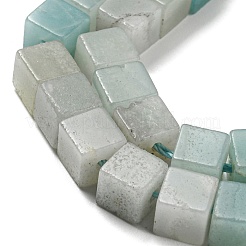 Natural Flower Amazonite Beads Strands&nbsp;G-Q1008-B03