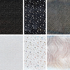 Pu伝熱フィルム  服飾材料  長方形  カラフル  305x250mm  10個/セット  1のセット/袋&nbsp;DIY-OC0005-81