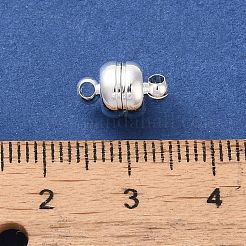 ラックメッキ真鍮マグネットクラスプ  長持ちメッキ  銀  11.5x7x7mm  穴：1.6mm&nbsp;KK-D100-13S