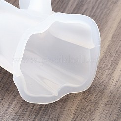 ハロウィンテーマのキャンドルシリコン型  装飾用シリコン  ゴースト  93x72x84mm&nbsp;DIY-U005-10A