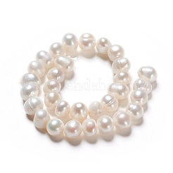 Natural Cultured Freshwater Pearl Beads Strands&nbsp;PEAR-I004-06-01A