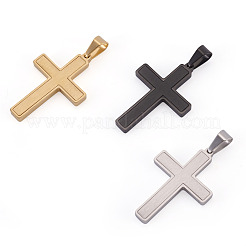 1Pc Brushed 304 Stainless Steel Pendants&nbsp;STAS-TADJ0001-07P