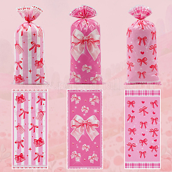 100Pcs OPP Cellophane Bowknot Printed Candy Gift Storage Bags&nbsp;ABAG-SP0001-54