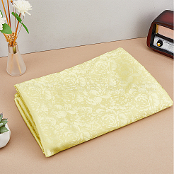 花柄ポリエステル生地  きいろ  160x0.03cm  2m /枚&nbsp;DIY-WH0021-39A