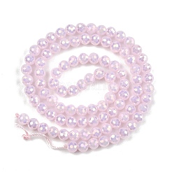 Electroplate Glass Beads Strands&nbsp;EGLA-B013-01A-AB06