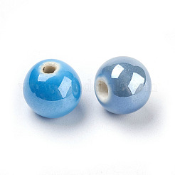 Glazed Porcelain Beads&nbsp;PORC-D001-14mm-M
