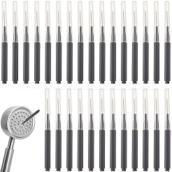プラスチック製の掃除用ブラシ  ステンレススチールヘッド付き  プルシアンブルー  58x4mm&nbsp;AJEW-WH20020-195A