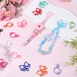 48Pcs 24 Styles Baking Paint Alloy Swivel Clasps&nbsp;FIND-SC0022-41