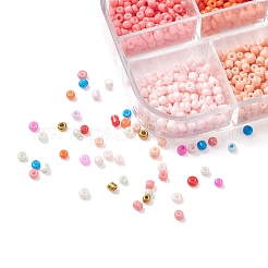 12 Style 12/0 Glass Seed Beads&nbsp;SEED-YW0001-49C