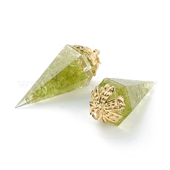 Resin Pointed Pendants&nbsp;G-L571-01