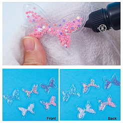 40Pcs 5 Colors PVC Ornament Accessories&nbsp;FIND-GF0005-41
