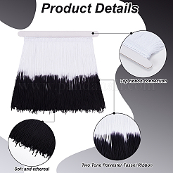 2M Two Tone Polyester Tassel Ribbon&nbsp;OCOR-FG0002-37C