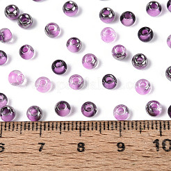 Transparent Inside Colours Glass Seed Beads&nbsp;SEED-T007-19A-03