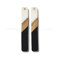 Opaque Resin & Walnut Wood Big Pendants&nbsp;RESI-D060-C-06