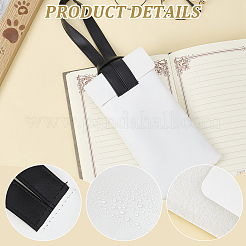 PVC合成皮革眼鏡ケース  長方形  ホワイト  320mm&nbsp;ABAG-CN0001-66B