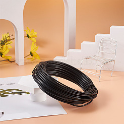 丸鉄線1巻  プラスチックコーティング付き  ガーデニング用品  ブラック  2.5mm  約21.87ヤード（20m）/ロール  1ロール&nbsp;FIND-YS0001-05B