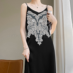 Lace Embroidery Sewing Polyester Appliques&nbsp;DIY-WH0013-63