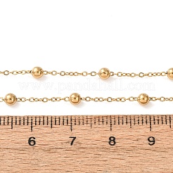 304 Stainless Steel Ball Link Chain/Satellite Chain Necklaces&nbsp;SA-CBA4160-20G