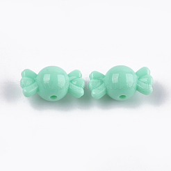 アクリルビーズ  キャンディ  ミックスカラー  21.5x11.5x11.5mm  穴：2mm  約600個/500g&nbsp;MACR-T023-01