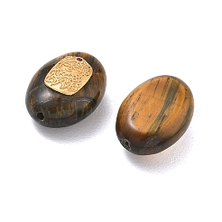Natural Tiger Eye Oval Beads&nbsp;GG-D002-09G