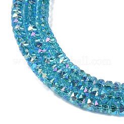 Electroplate Glass Beads Strands&nbsp;X-GLAA-Q105-03G