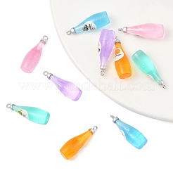10Pcs 5 Styles Opaque Resin Pendants&nbsp;RESI-FS0001-91