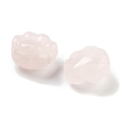 天然石ローズクォーツビーズ  足跡  14~15x14~15x9~10mm  穴：1.5mm&nbsp;G-H007-02F