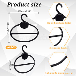 Plastic Scarf Display Hangers&nbsp;AJEW-WH0528-63A