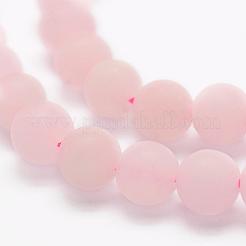Natural Rose Quartz Beads Strands&nbsp;G-K194-6mm-06