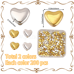 400Pcs 2 Colors Tibetan Style Alloy Beads&nbsp;FIND-PA0001-22