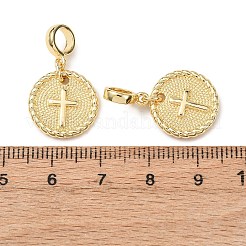 Brass European Dangle Charms&nbsp;KK-H278-01G-02
