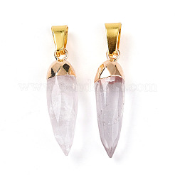 Natural Quartz Crystal Pendants&nbsp;G-N345-01A