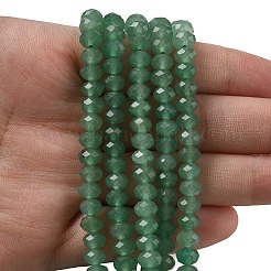 Natural Green Aventurine Bead Strands&nbsp;G-D344-A33-02