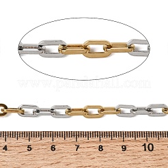 Two Tone 304 Stainless Steel Cable Chains&nbsp;CHS-K018-46GP