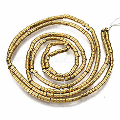 Electroplate Non-magnetic Synthetic Hematite Beads Strands&nbsp;G-T114-57-G