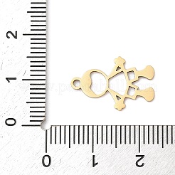 201 Stainless Steel Pendants&nbsp;STAS-Q341-07G