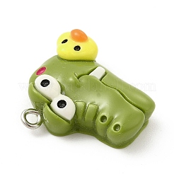 Opaque Resin Pendants&nbsp;CRES-B007-01A