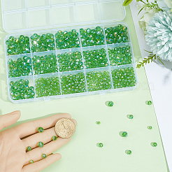 800Pcs 3 Styles Electroplate Glass Beads Strands&nbsp;EGLA-PA0001-21