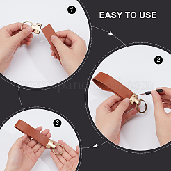 5 Sets 5 Colors Alloy Keychain Clasps&nbsp;DIY-WR0001-93