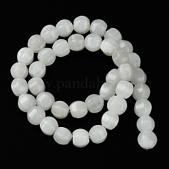 Natural White Jade Beads Strands&nbsp;G-H023-A18-01
