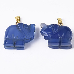 Natural Agate Pendants&nbsp;G-R459-003C