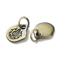 Tibetan Style Brass Pendants&nbsp;KK-M284-40AB