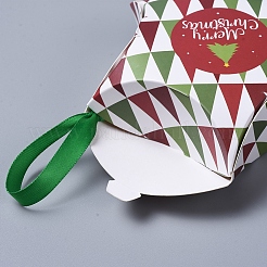 星形のクリスマスギフトボックス  リボン付き  ギフトラッピングバッグ  プレゼント用キャンディークッキー  ミックスカラー  12x12x4.05cm&nbsp;X-CON-L024-F