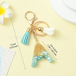 Transparent Epoxy Resin Pendant Keychains&nbsp;KEYC-FS00022-25