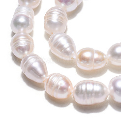 Natural Cultured Freshwater Pearl Beads Strands&nbsp;PEAR-N012-05J