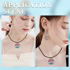 チェーンメイル織り用304ステンレススチールオープン丸カン160個、6サイズ  ラウンド  虹色  18~24ゲージ  3.5~12x0.5~1mm  内径：2.5~10mm&nbsp;STAS-BBC0001-99
