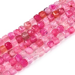 Dyed Natural Agate Beads Strands&nbsp;G-T138-211G